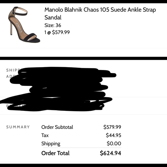 BRAND NEW MANOLO BLAHNIK Chaos 105 Ankle Sandal - Picture 3 of 3